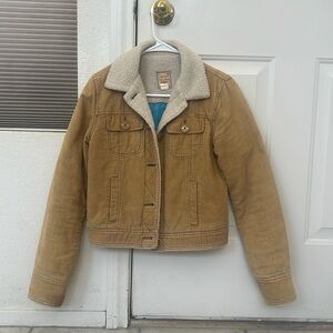 HOLLISTER CORDEROY/SHERPA (Butterscotch Color) Jacket